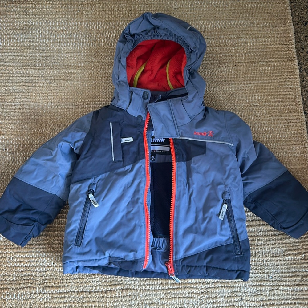 Kids Kamik Boy’s Insulated Ski Jacket 2yrs old